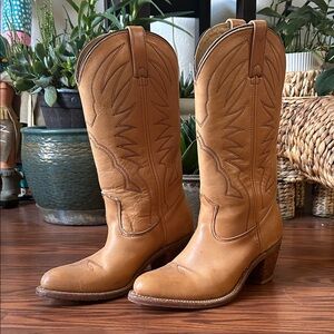 Double H Western Tan Boots